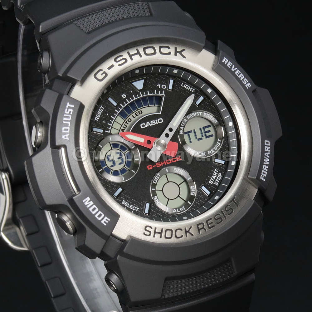 CASIO G-SHOCK AW-590 シルバー 新品未使用