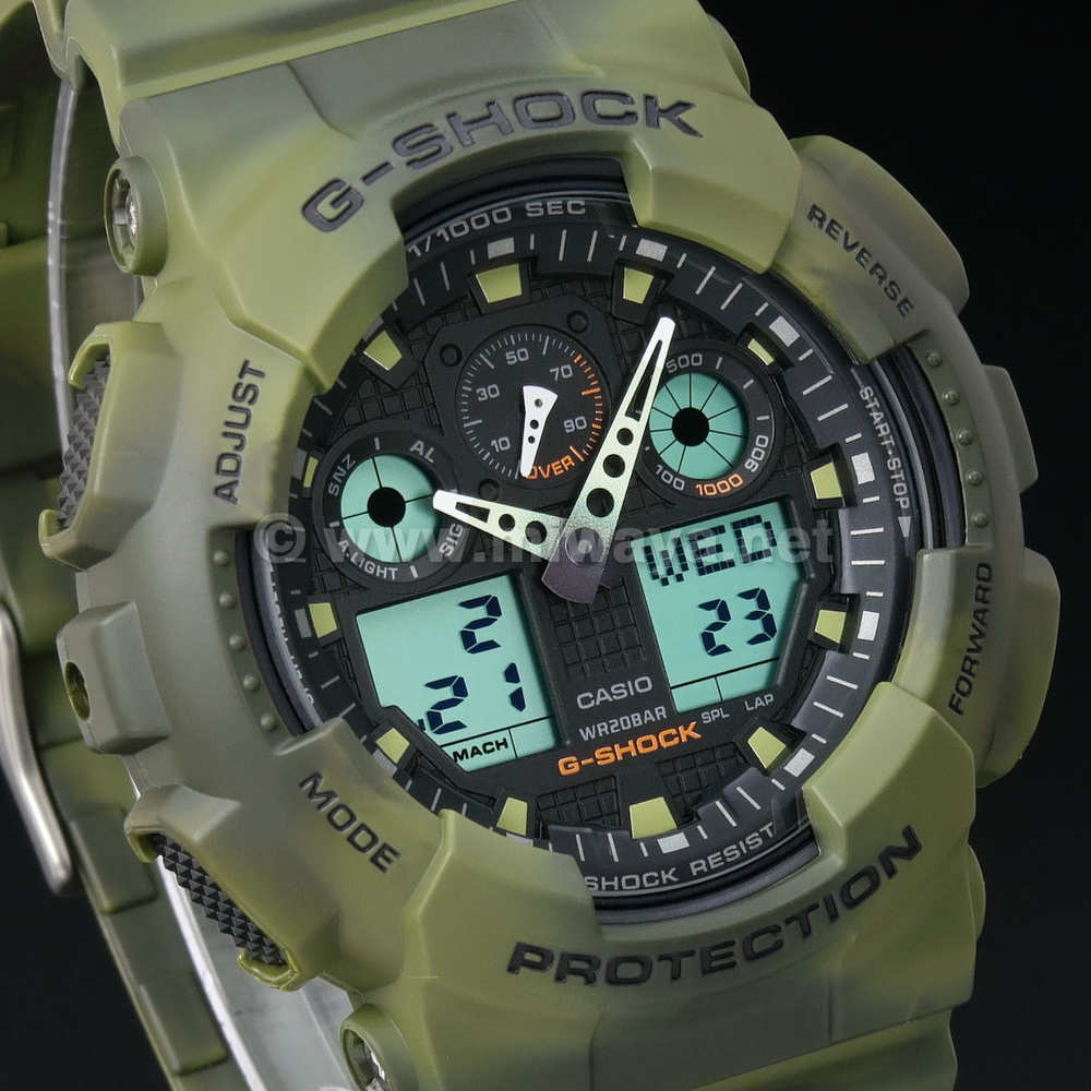 【G-SHOCK】GA-100MM-3AJF：ミワヤ本店オンラインショップ