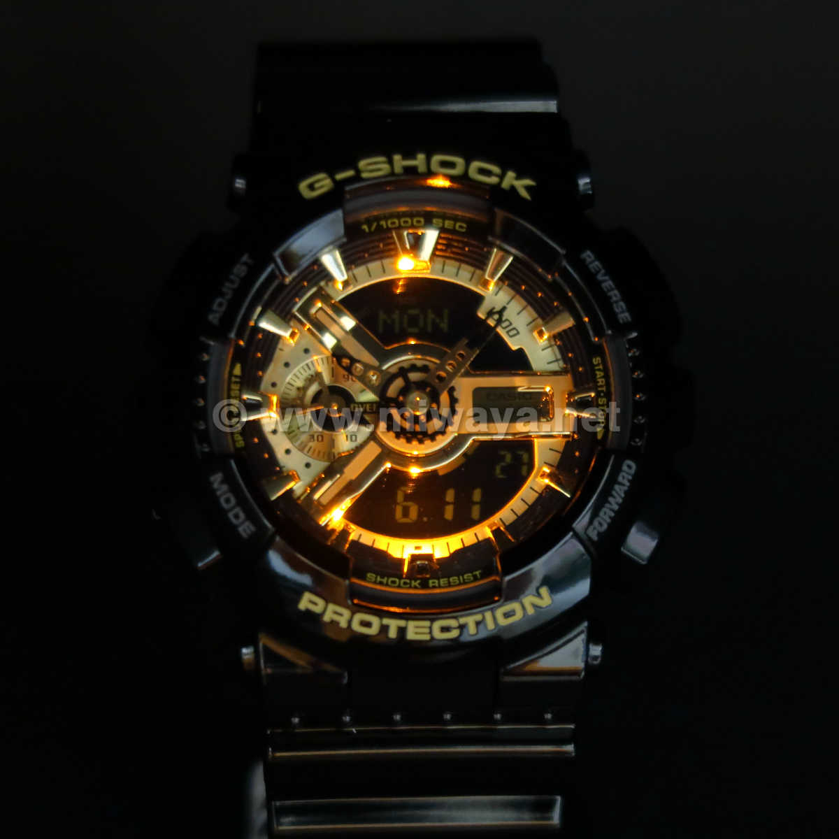 【G-SHOCK】GA-110GB-1AJF：ミワヤ本店オンラインショップ