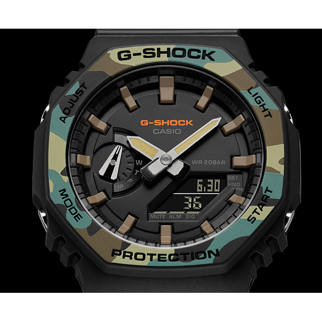 GA-2100SU-1AJF #カモフラ #八角ベゼル G-SHOCK #カシオーク #CASIOAK