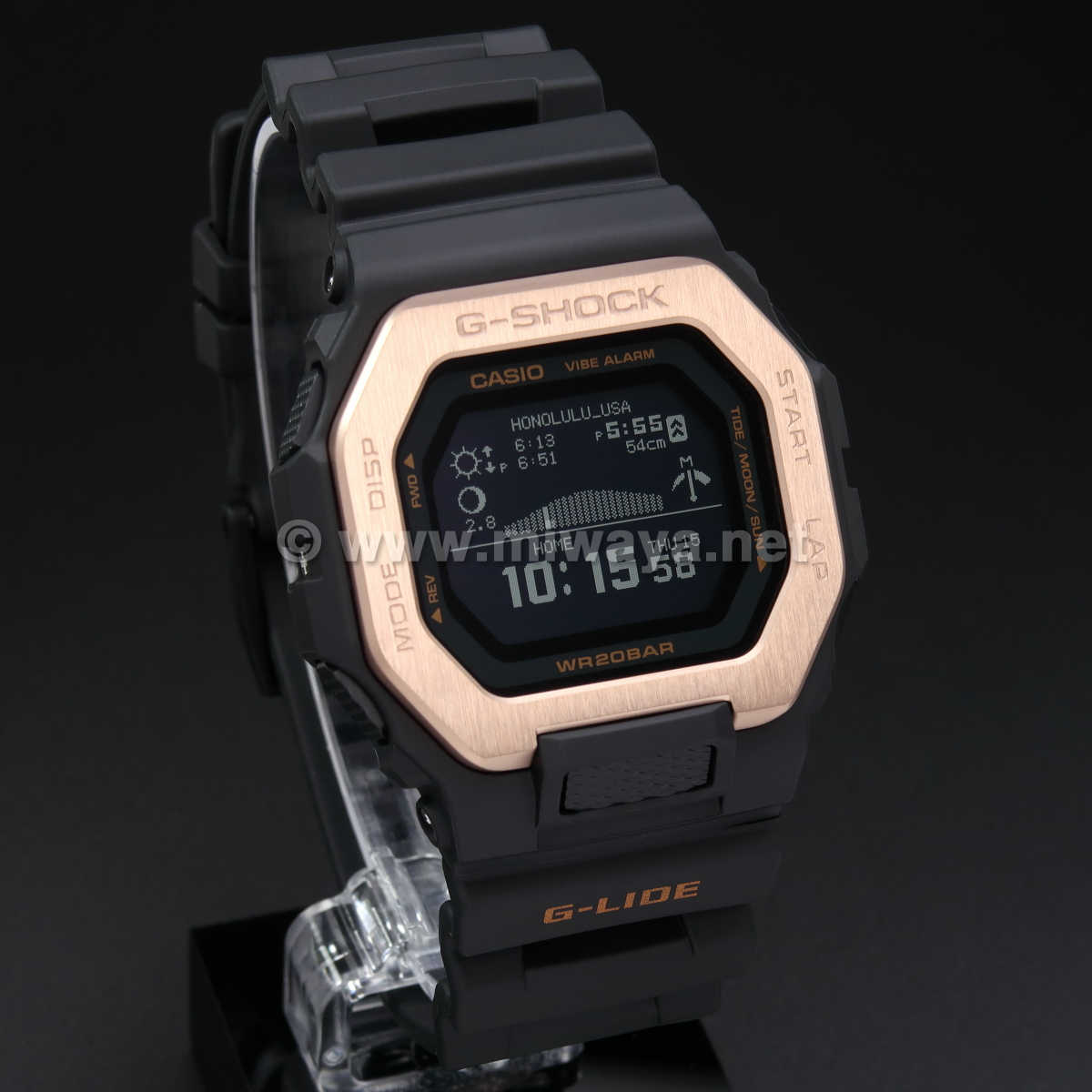 G-SHOCK GBX-100NS-4JF G-LIDE ゴールドバンドシリコンラバー系