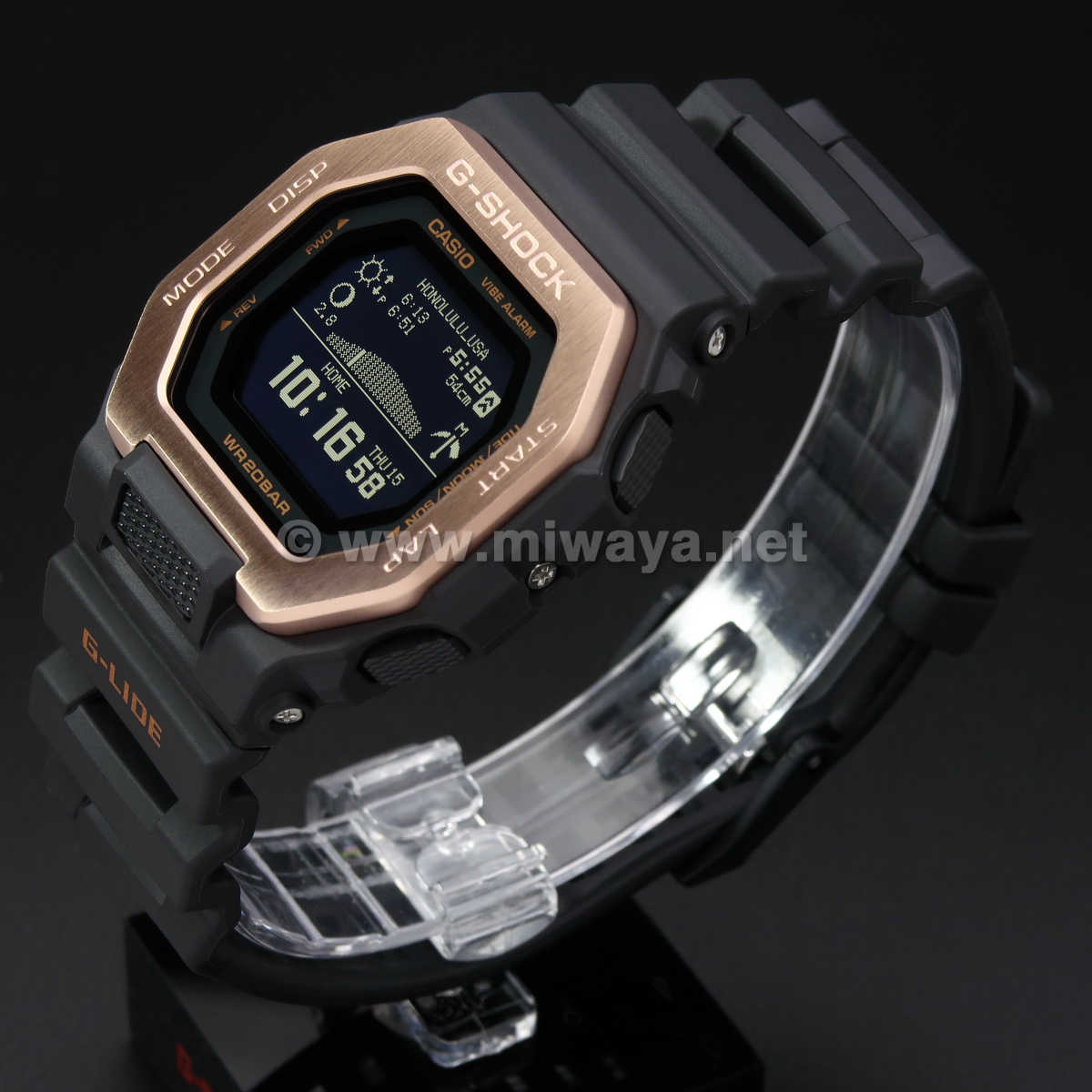 G-SHOCK　G-LIDE GBX-100NS-4JF ローズゴールド