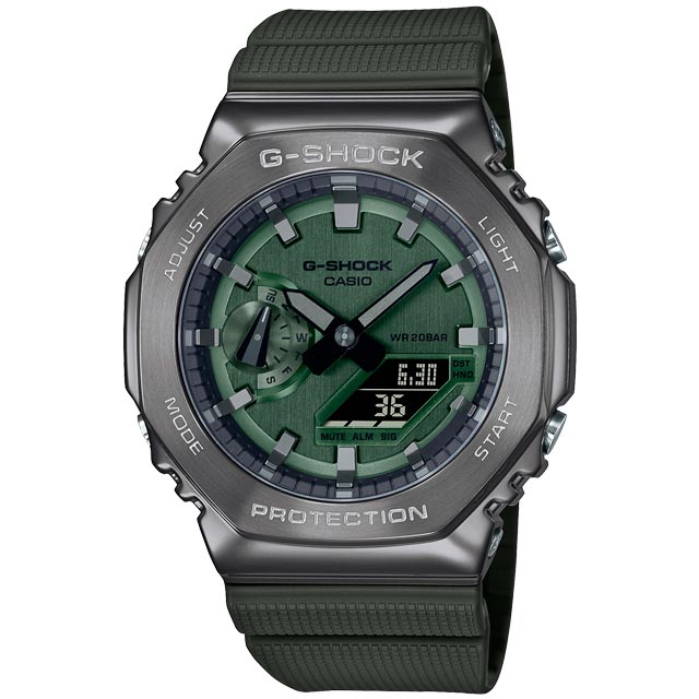 1年間電池交換無料‼️ 新品 G-SHOCK GM2100B-3AJF グリーン