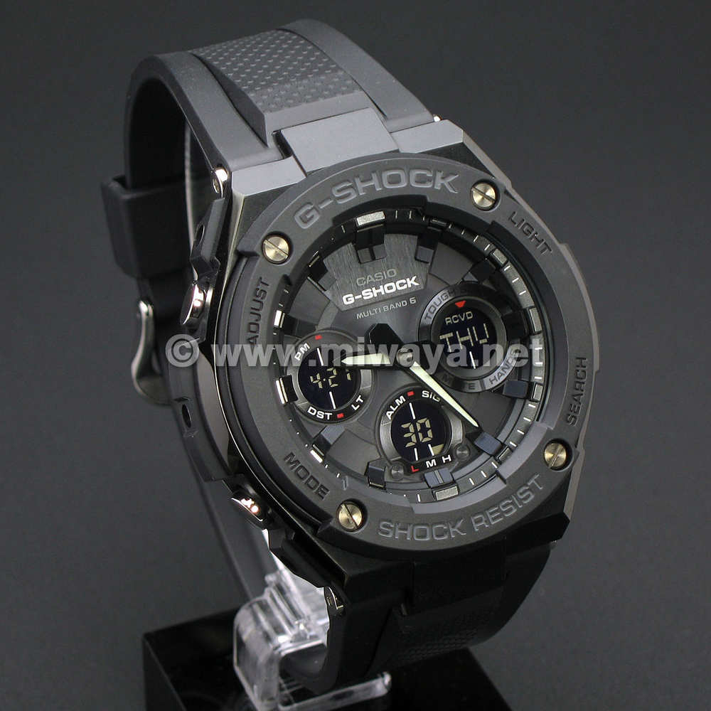 casio g-shock GSTW100G ブラック