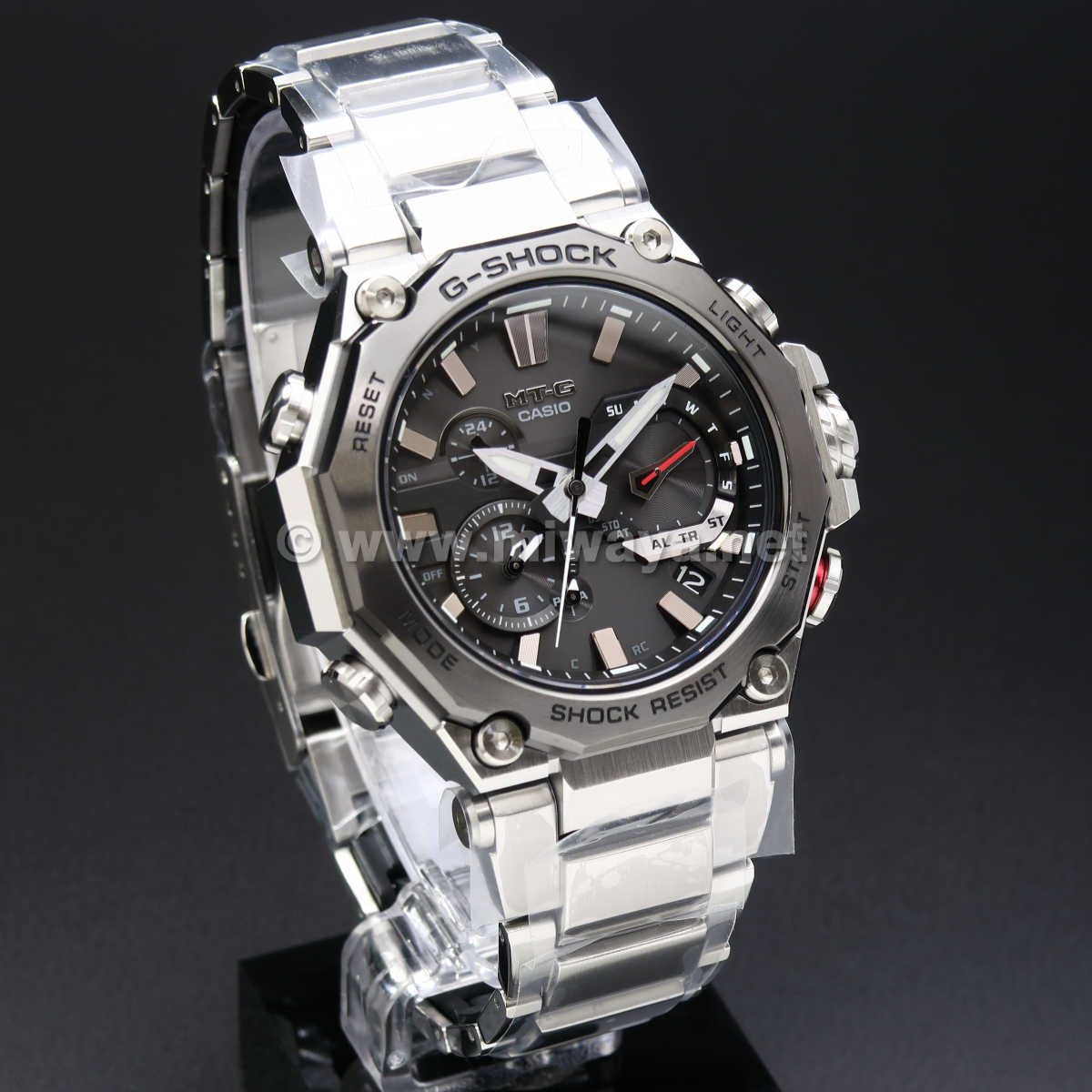 可能ですG-SHOCK MTG-B2000D-1AJF ラバーバンド付き